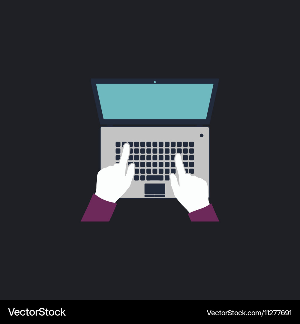 Use laptop computer symbol Vector Image
