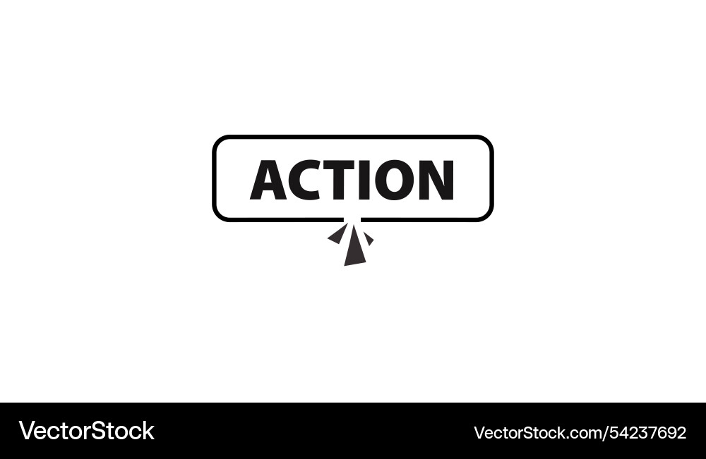 Action button web banner templates Vector Image