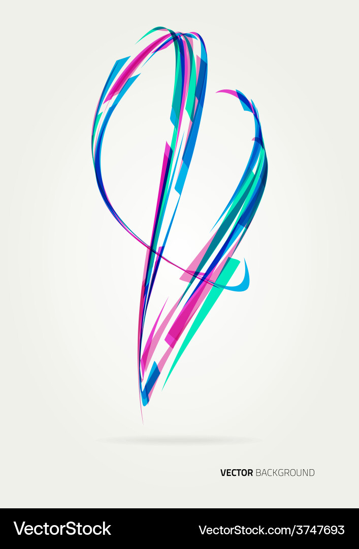 Abstract background with lines vector image