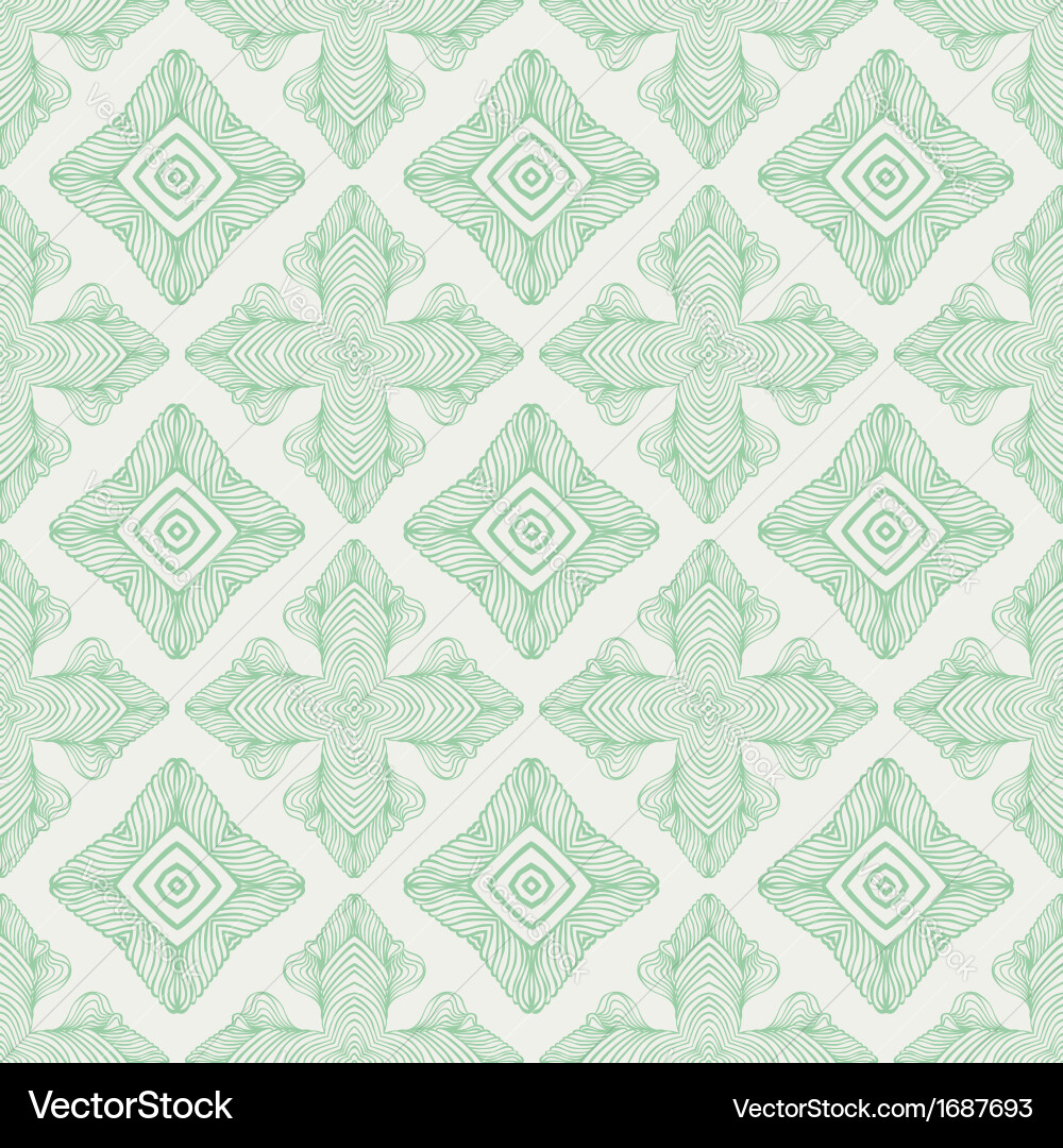 Linear medieval seamless pattern vector image