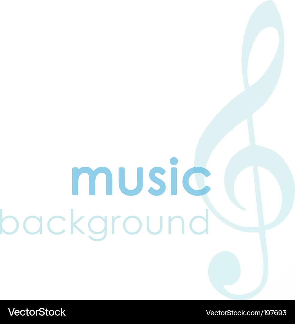Musical Abstract Background Vector Image
