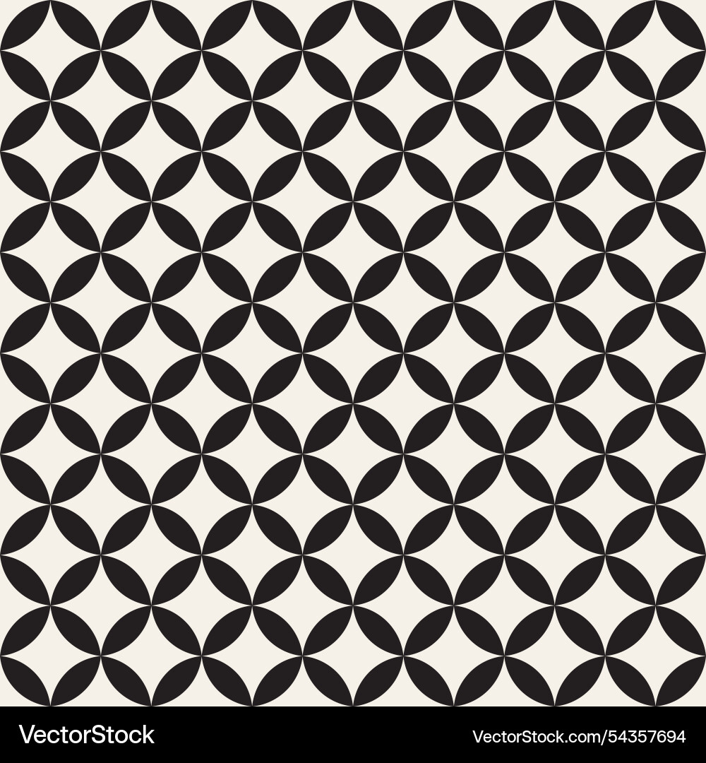 Seamless pattern repeating geometric elements vector image