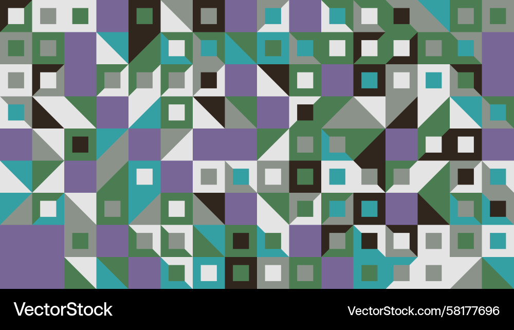 Dynamic Geometric Pattern Vector Image