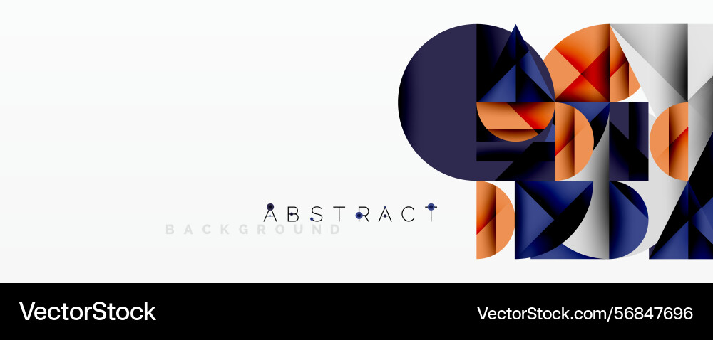 Geometric shapes overlap creating modern abstract Geometric shapes overlap creating modern abstract vector image