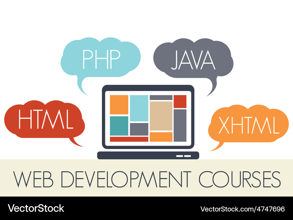 Web-Design-Programmi2 Größe vektorbild