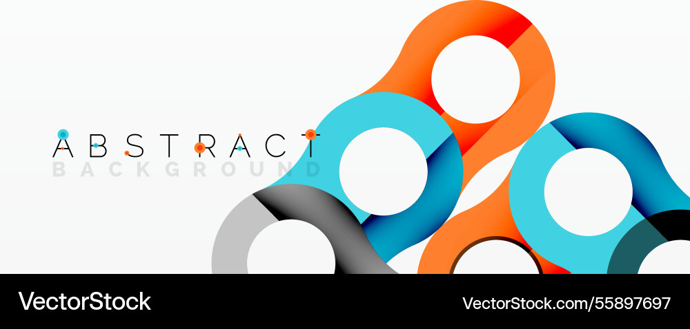 Abstract circle element composition Abstract circle element composition Vector Image
