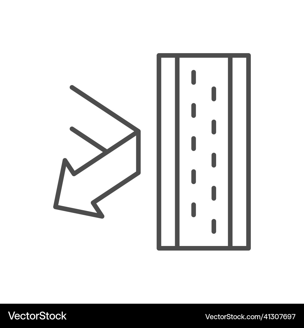 Insulation scheme line outline icon Insulation scheme line outline icon vector image