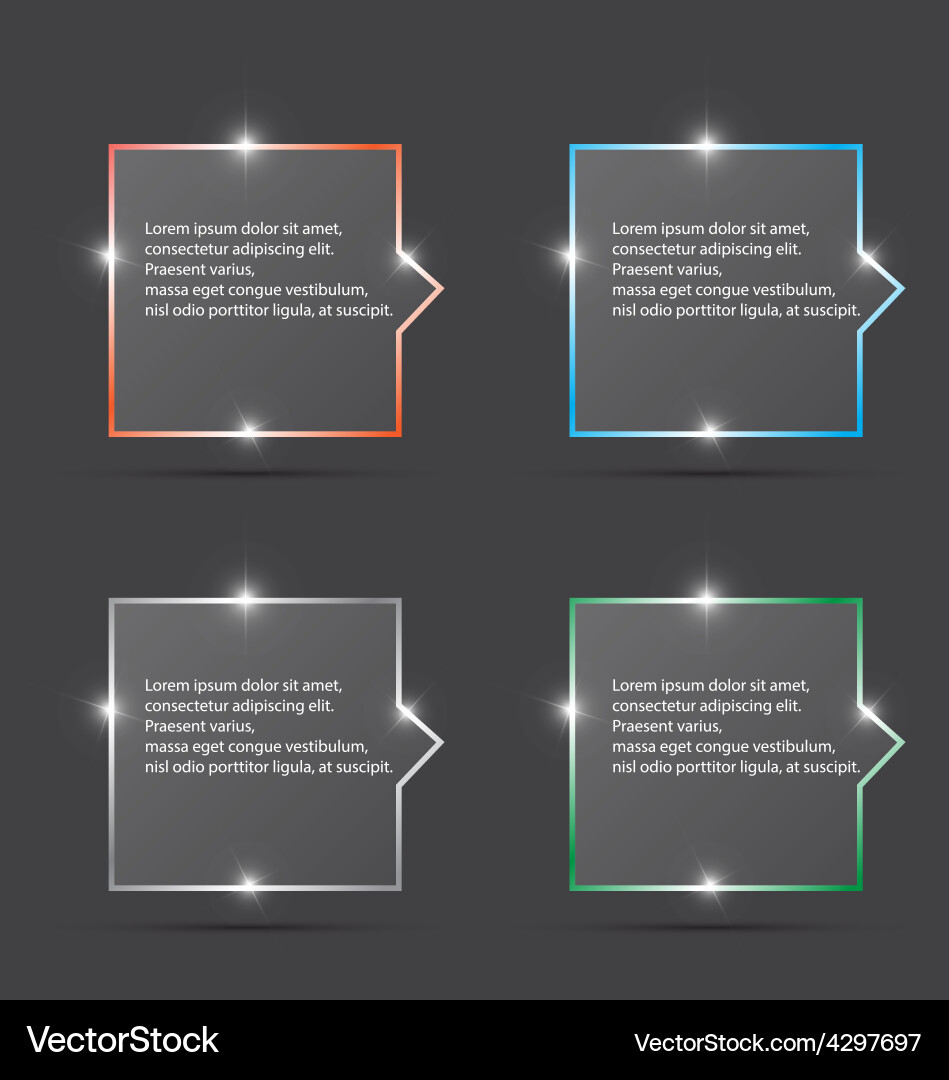 Speech Bubble with Sparkle vector image
