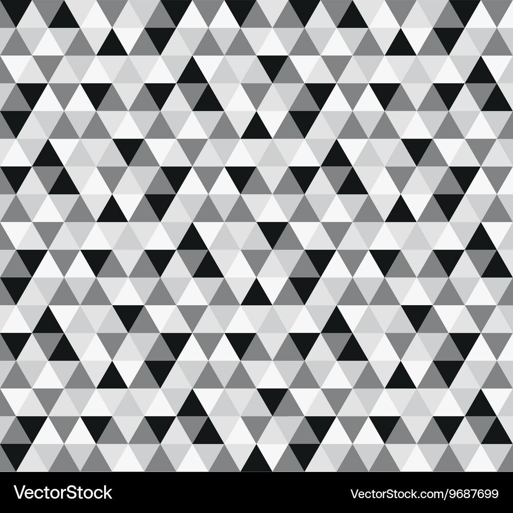Abstract geometric triangle pattern background Vector Image