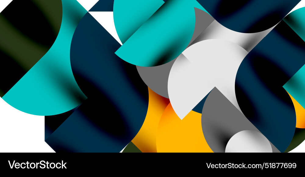 Shadow effect shiny circles and round triangles Shadow effect shiny circles and round triangles Vector Image