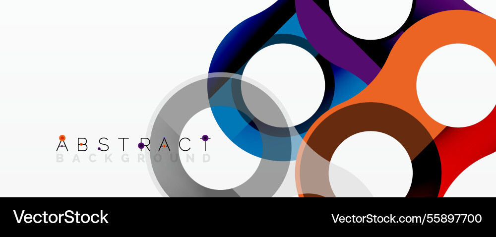 Abstract circle element composition Abstract circle element composition Vector Image