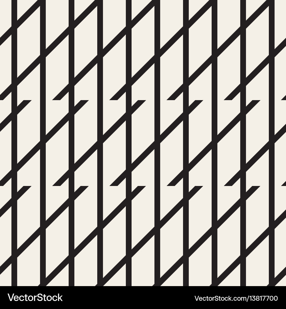 Zigzag lines geometric seamless pattern Zigzag lines geometric seamless pattern vector image