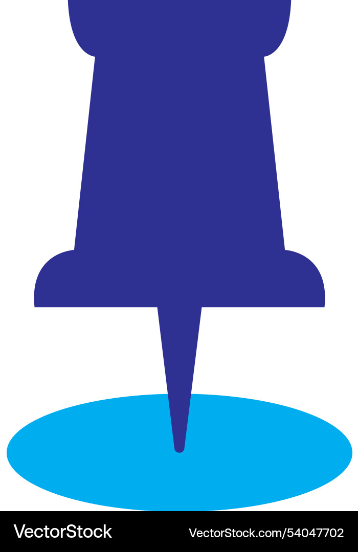 Maps and navigation push pin Vector Image