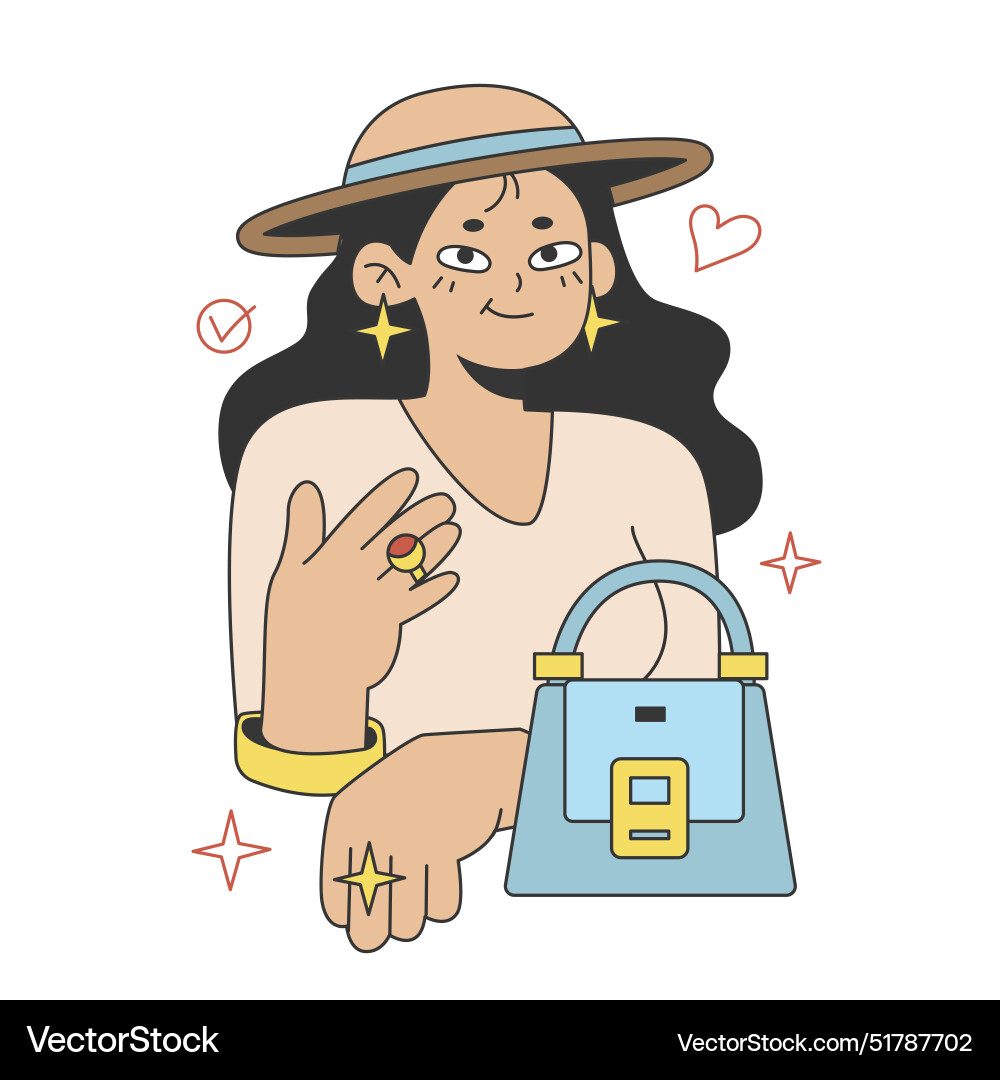 Wardrobe developing character choose or collect Wardrobe developing character choose or collect Vector Image