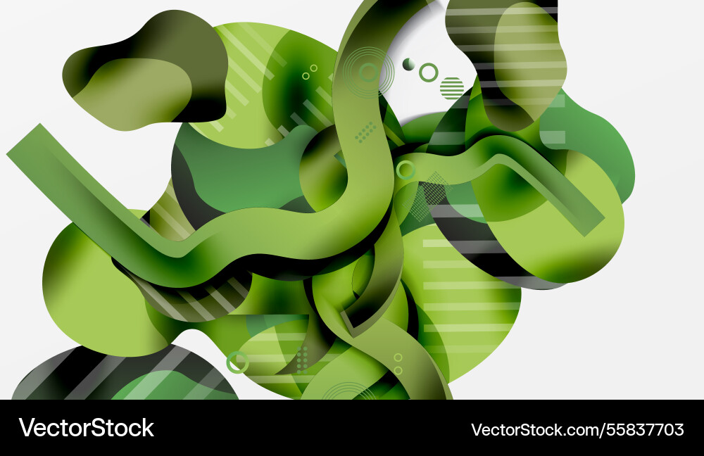 Abstract background - lines circles and liquid Abstract background - lines circles and liquid vector image