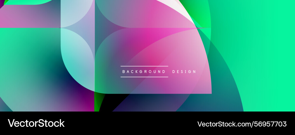 Abstract vibrant shapes overlap gradient colors Abstract vibrant shapes overlap gradient colors vector image