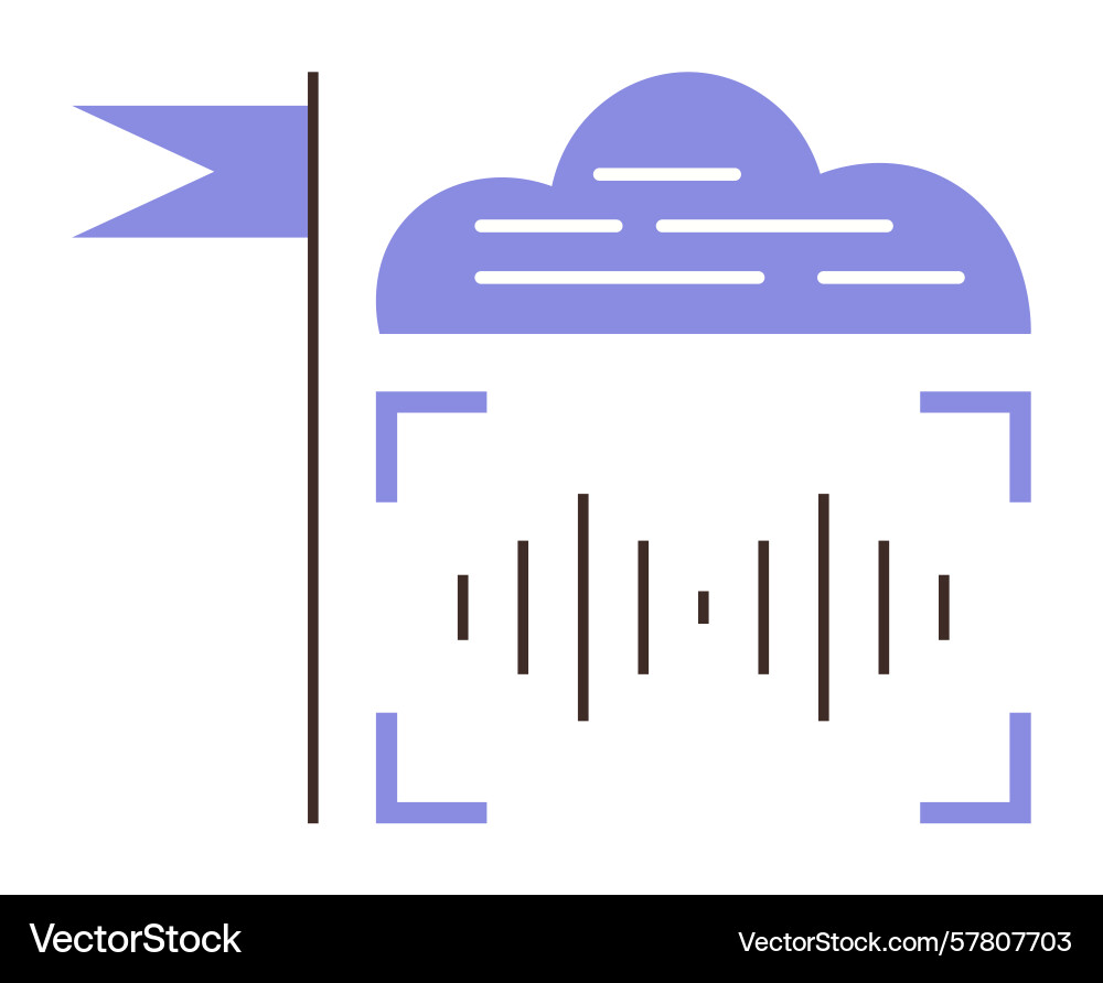 Cloud-based audio processing with signal wave vector image