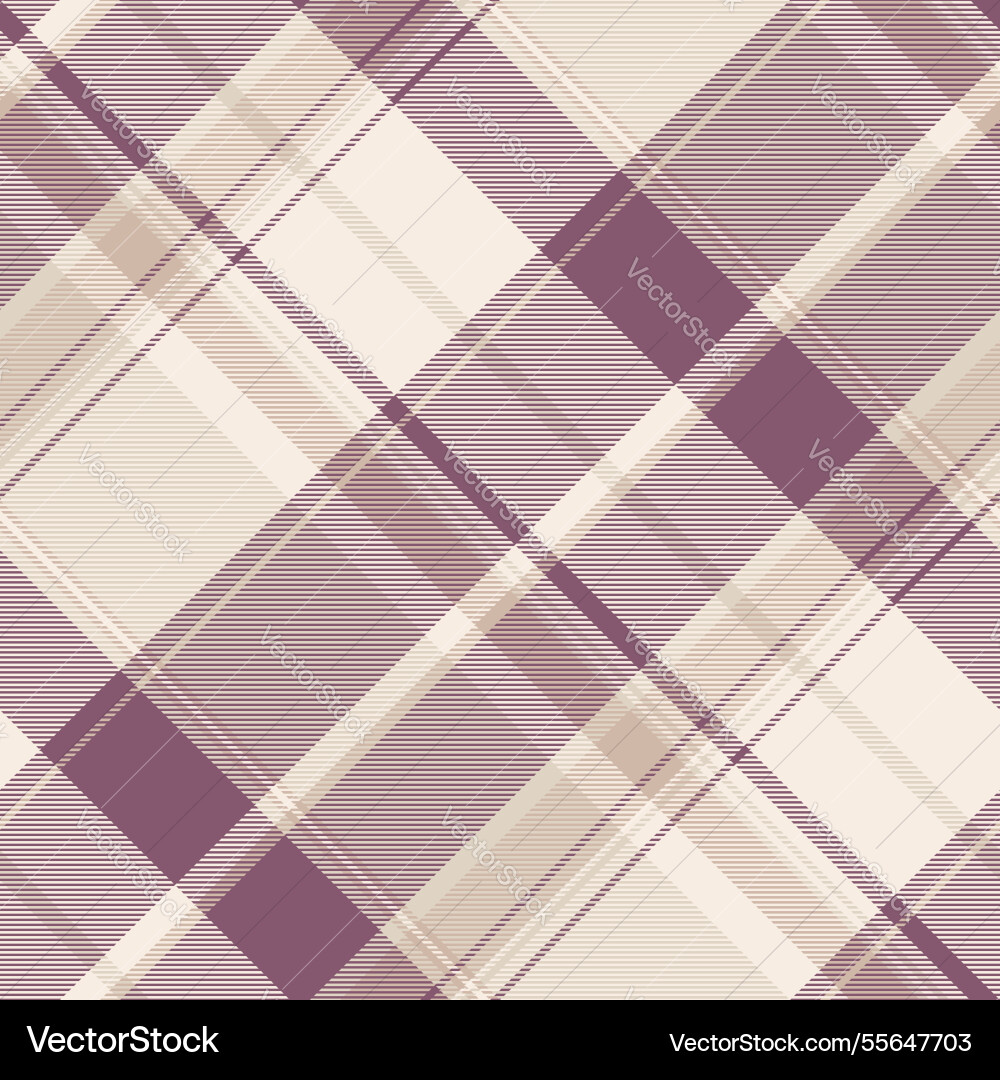 Elegant diagonal plaid pattern in muted mauve Elegant diagonal plaid pattern in muted mauve vector image
