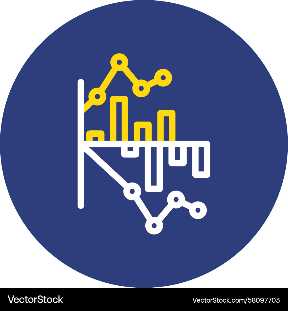 Gantt Chart Timeline Display Vector Image