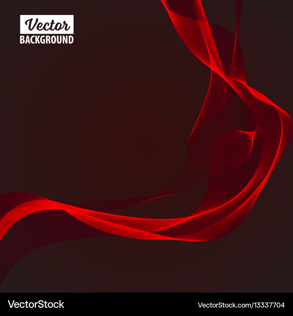 Abstract smooth color wave vector image