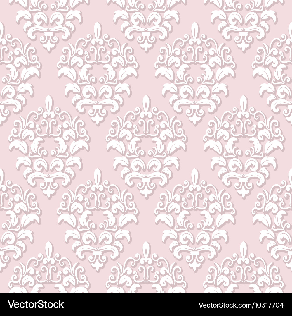 Elegant Damask Pattern Vector Image