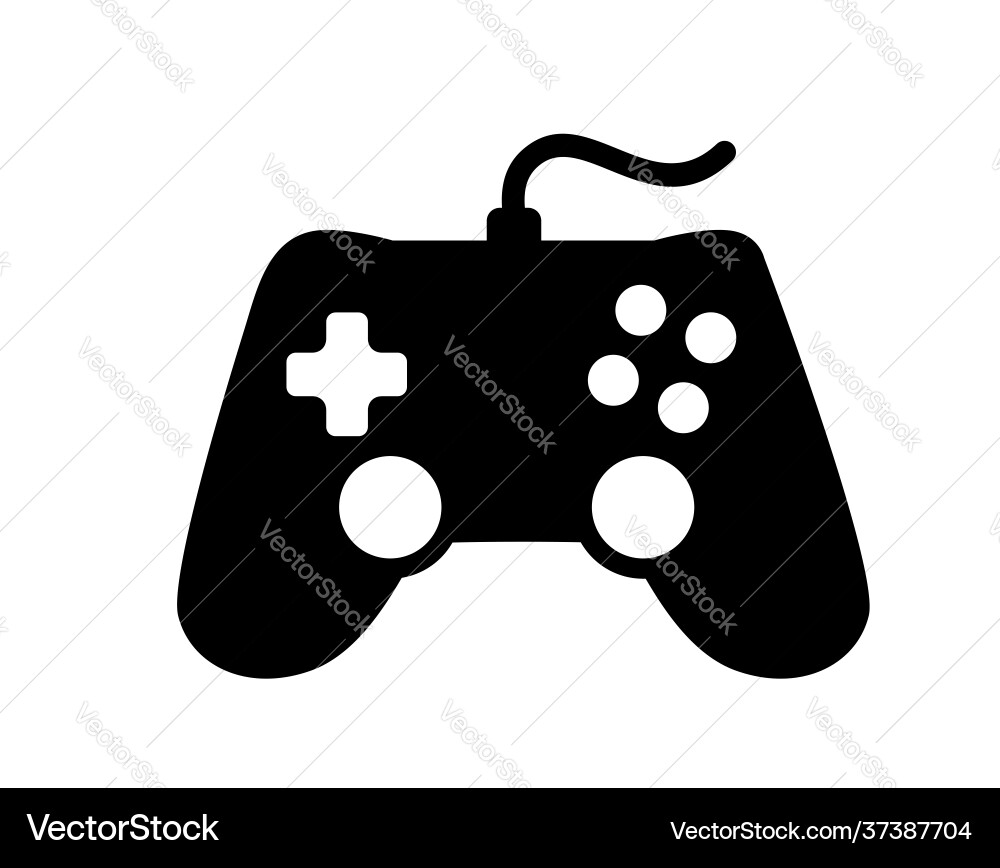 Joystick icon game console symbol Joystick icon game console symbol vector image