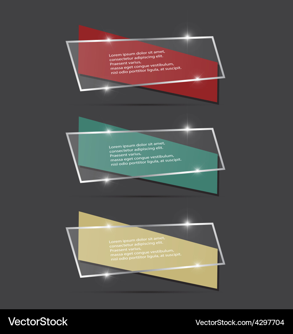 Speech color box with spark vector image