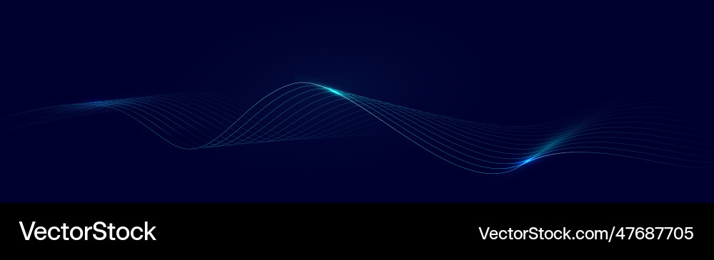 Abstract blue dynamic lines curve the background Abstract blue dynamic lines curve the background vector image