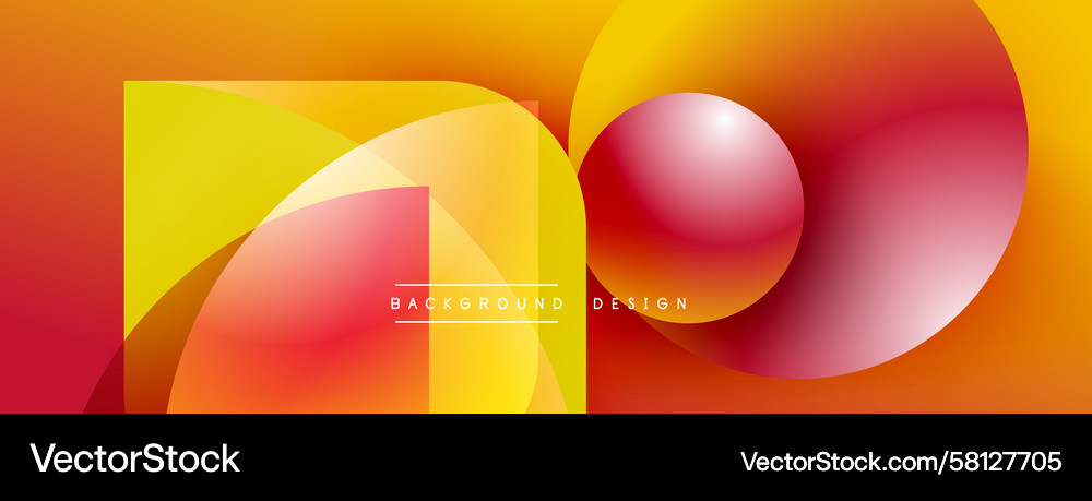 Dynamic Abstract Shapes Vector Image
