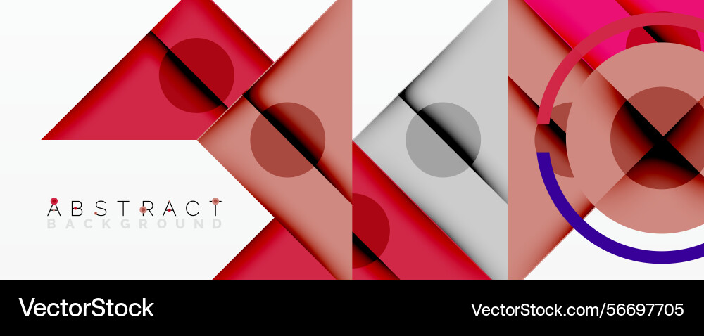 Geometric shapes overlap creating dynamic Geometric shapes overlap creating dynamic vector image