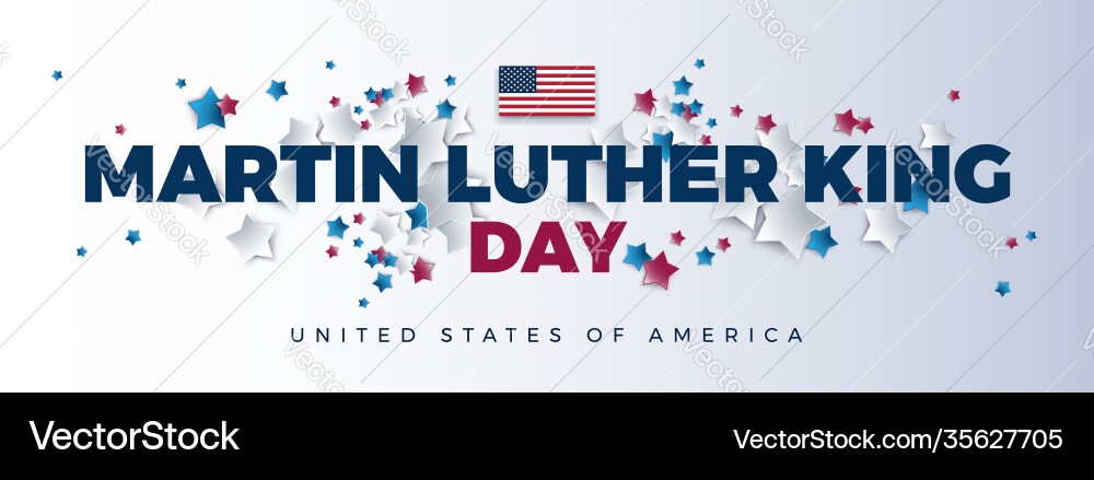 Martin luther King Day Hintergrund - Typografie Martin luther King Day Hintergrund - Typografie vektorbild