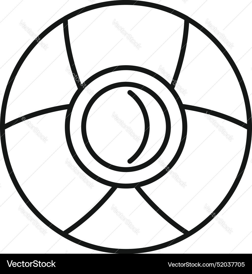 Round spaceship window showing crescent moon Round spaceship window showing crescent moon Vector Image