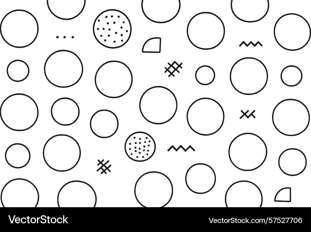 Abstract design featuring various circle patterns Abstract design featuring various circle patterns vector image