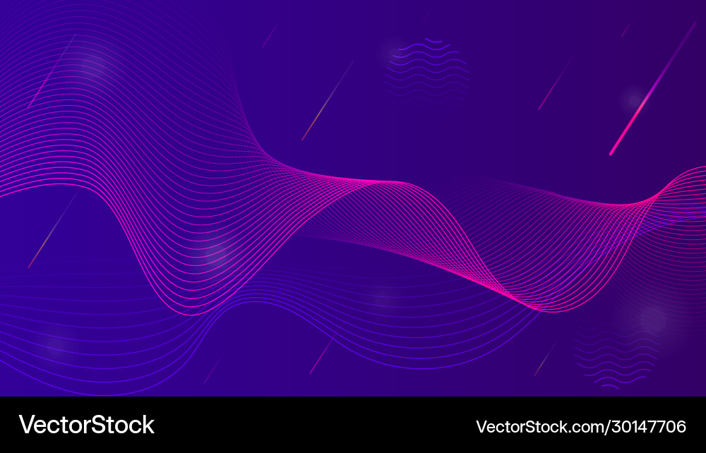 Abstract Wavy Background vector image