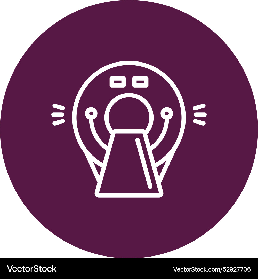 Ct scan icon design Vector Image
