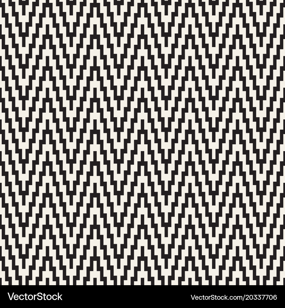 Geometric Zigzag Chevron Pattern vector image