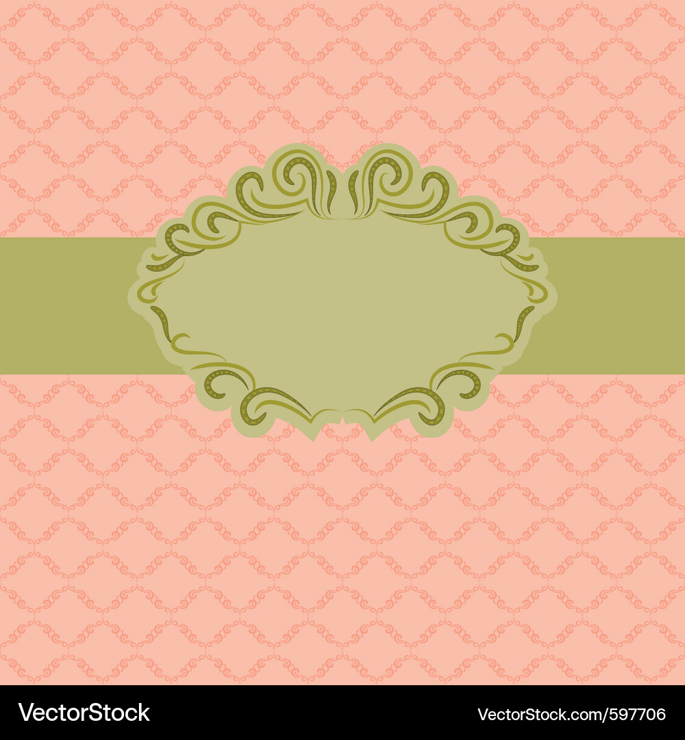 Template frame design Vector Image