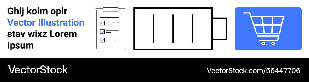 Workflow process with checklist conveyor belt Workflow process with checklist conveyor belt vector image