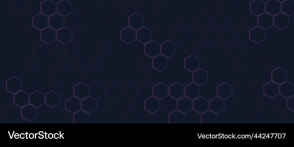 Abstract geometric hexagon pattern with led light Abstract geometric hexagon pattern with led light Vector Image