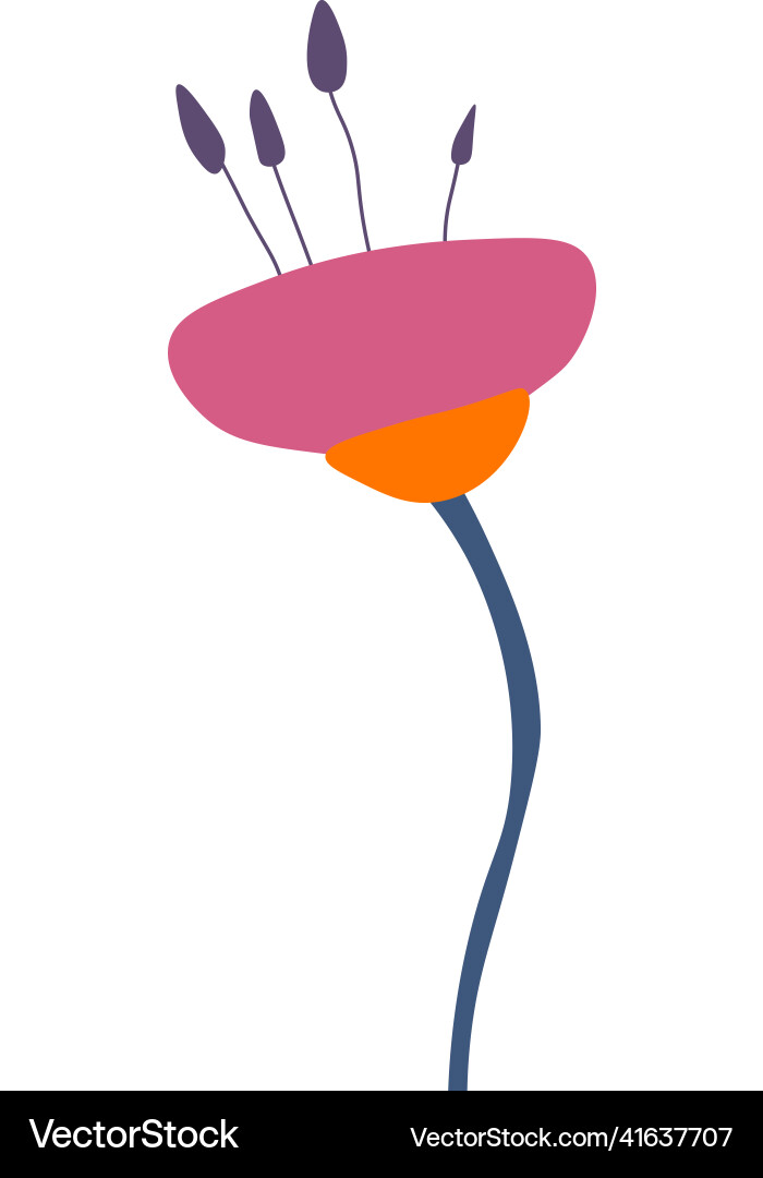 Blühende Blütenblüte und blühende Pflanze Blühende Blütenblüte und blühende Pflanze vektorbild