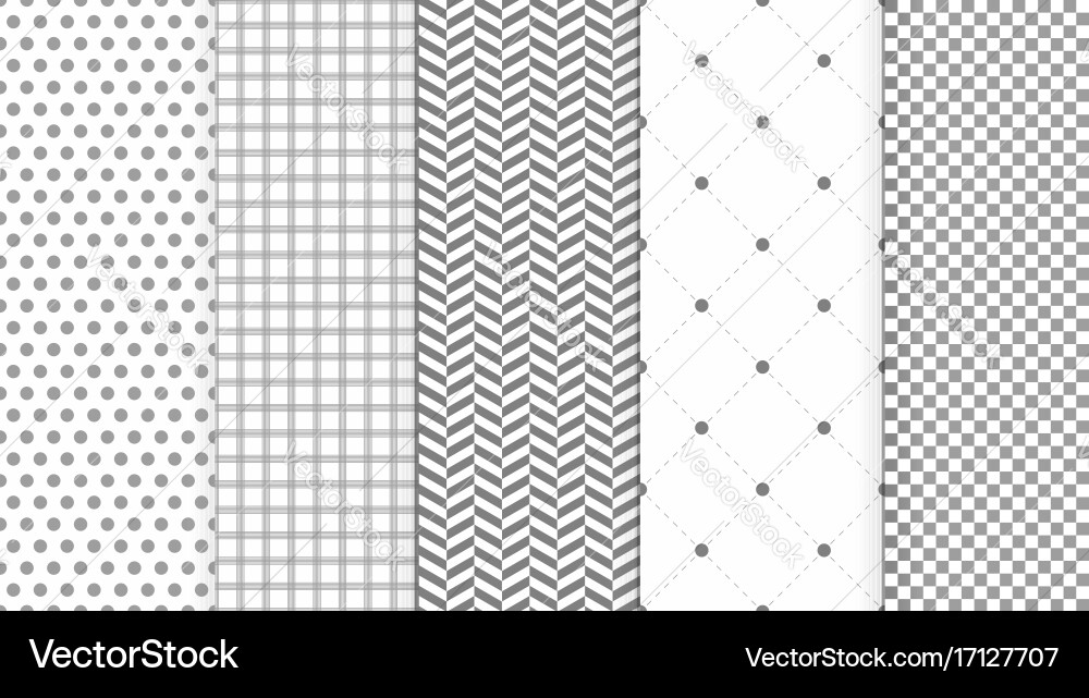 Modern seamless pattern background abstract set vector image