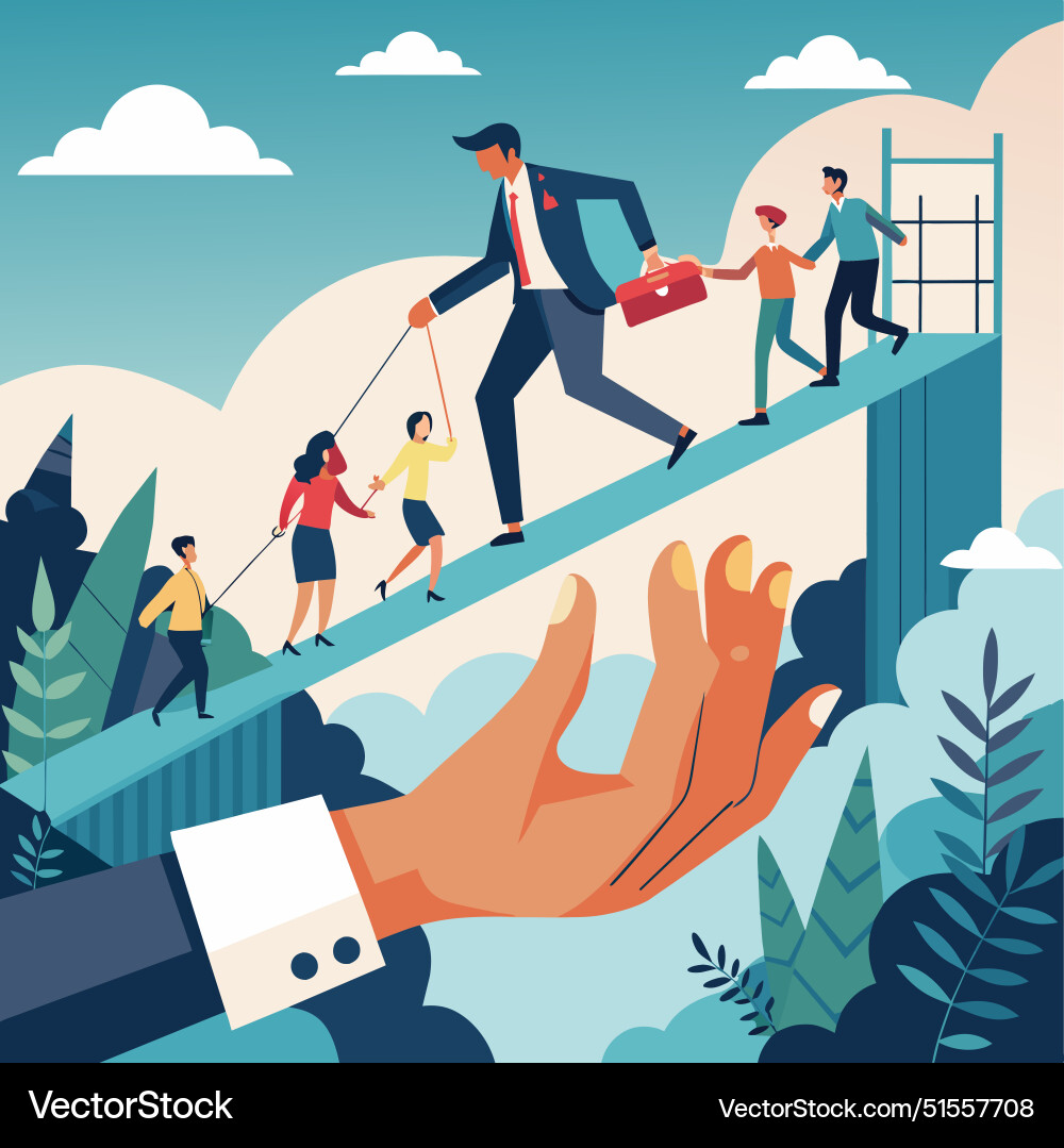 Support of help to solve problem manager Support of help to solve problem manager Vector Image