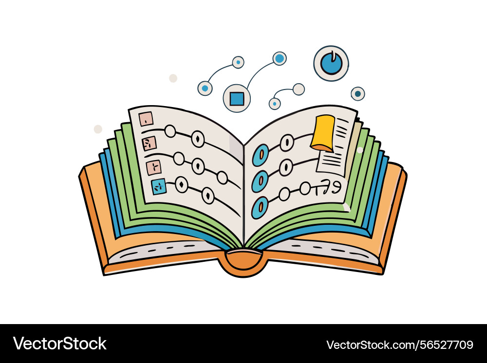Artificial intelligence and data science concept Artificial intelligence and data science concept vector image