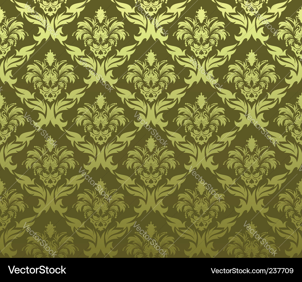 Damask Pattern Free Vector Damask pattern Royalty Free Vector Image - VectorStock