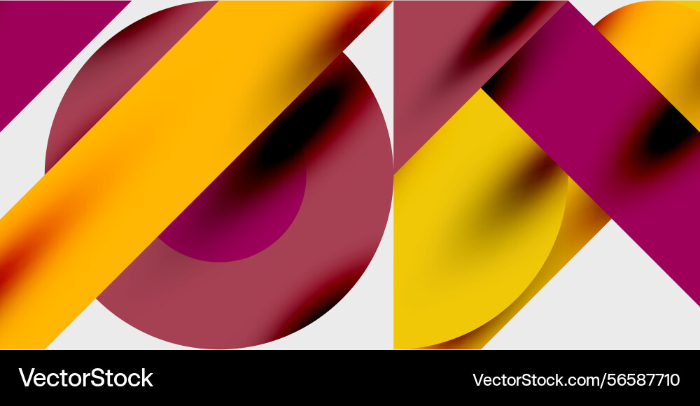 Abstract shapes overlap creating vibrant color Abstract shapes overlap creating vibrant color vector image