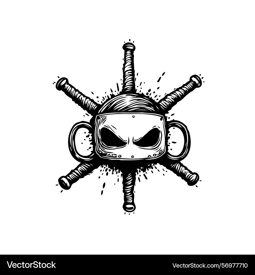 Abstract symbolic representation of a mechanical Abstract symbolic representation of a mechanical Vector Image