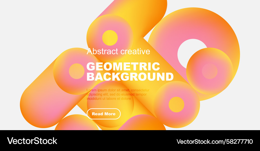 Dynamic Abstract Geometric Background Vector Image