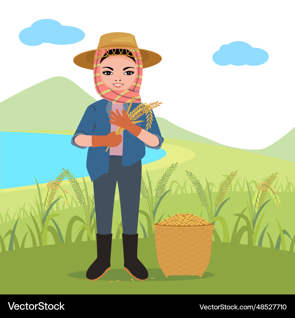 Farmer Royalty Free Vector Image - VectorStock