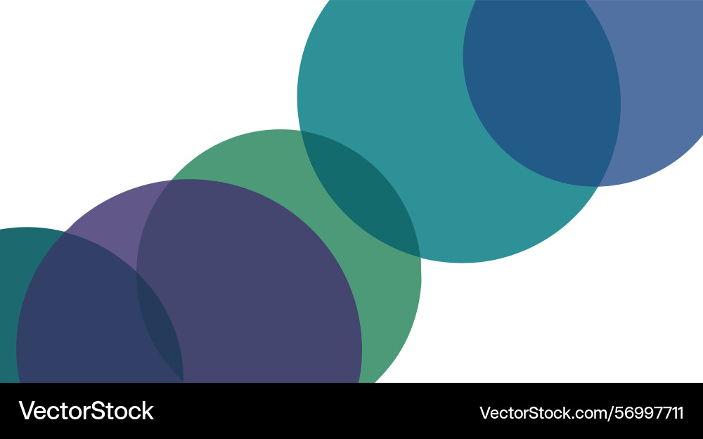 Abstract overlapping circles geometric pattern Abstract overlapping circles geometric pattern Vector Image