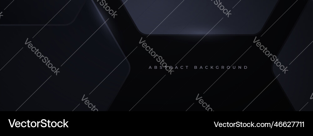 Hexagonal Tech Abstract Background vector image